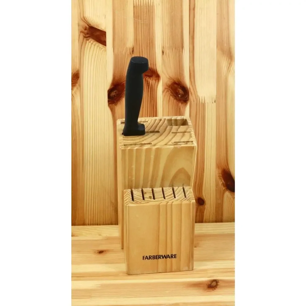 Farberware Knife Block Holder 12 Slots Chef Flatware Knife